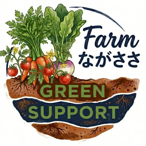 Farmながささ ロゴ